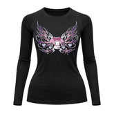 Camiseta Compressão Uv Manga Longa Cyber Tribal My Melody Hello Kitty Rash Guard