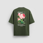 FLOWER 06 - Camisa Masculina Oversized Premium 20.1 ROSE