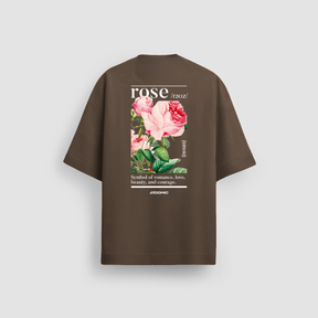 FLOWER 06 - Camisa Masculina Oversized Premium 20.1 ROSE