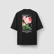 FLOWER 06 - Camisa Masculina Oversized Premium 20.1 ROSE