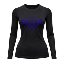 Camiseta Compressão Uv Manga Longa Cyber Tribal Black Heart Hello Kitty Rash Guard