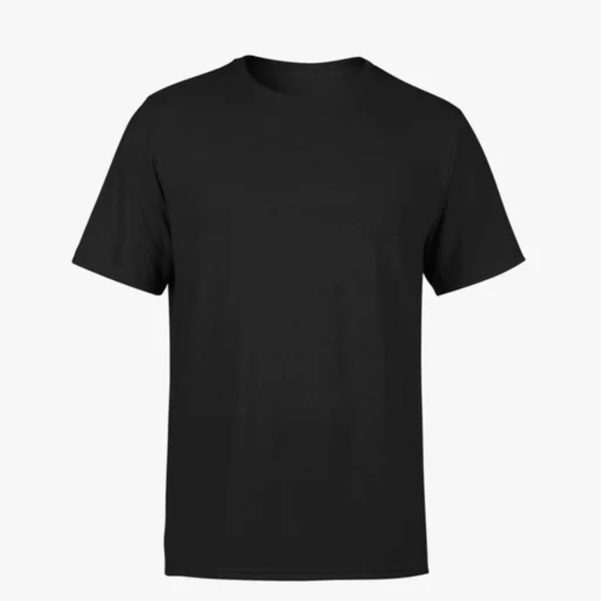 camisa algodão básica preta