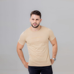 Camisa algodão Atoomic bege