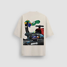 Camiseta Oversized Lewis Hamilton Brasil Premium Tecido 20.1 - Formula 1 - 14