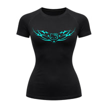 Camiseta Compressão Uv Manga Curta Cyber Tribal Angel Hello Kitty Rash Guard