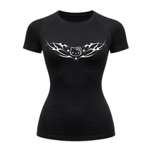 Camiseta Compressão Uv Manga Curta Cyber Tribal Angel Hello Kitty Rash Guard