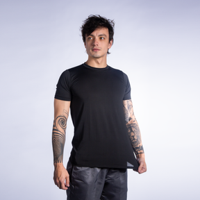 Camisa Curta Preto Uv 50+ DryFit