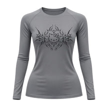 Camiseta Compressão Uv Manga Longa Cyber Tribal Black Heart Hello Kitty Rash Guard