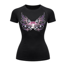 Camiseta Compressão Uv Manga Curta Cyber Tribal Black Heart Hello Kitty Rash Guard