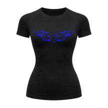 Camiseta Compressão Uv Manga Curta Cyber Tribal Angel Hello Kitty Rash Guard