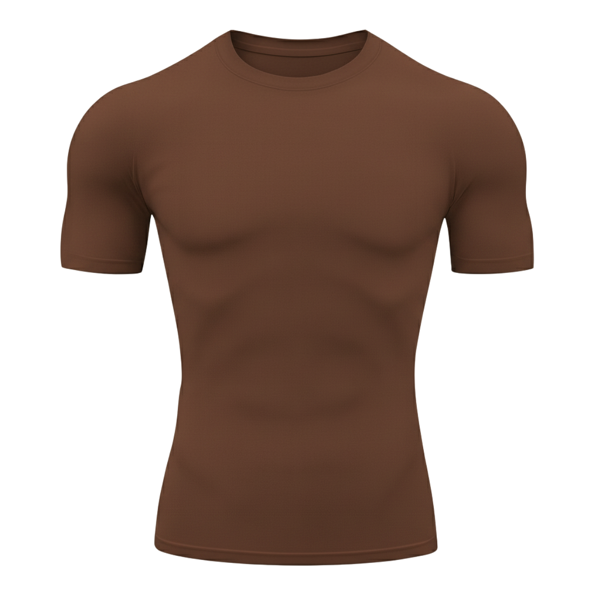 Camiseta Curta Marrom Uv 50+ DryFit