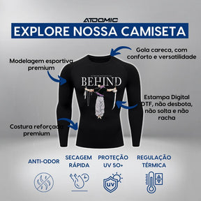 Camiseta Compressão Uv Manga Longa Cyber Tribal Angel Hello Kitty Rash Guard