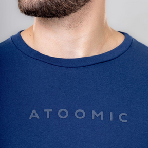 Camiseta Básica algodão Azul Marinho Estampa Atoomic