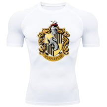 Camiseta Compressão Manga Curta Proteção UV Harry Potter Rash Guard