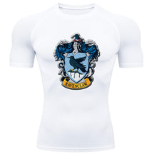 Camiseta Compressão Manga Curta Proteção UV Harry Potter Rash Guard