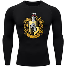 Camiseta Compressão Manga Longa Proteção UV Harry Potter Rash Guard