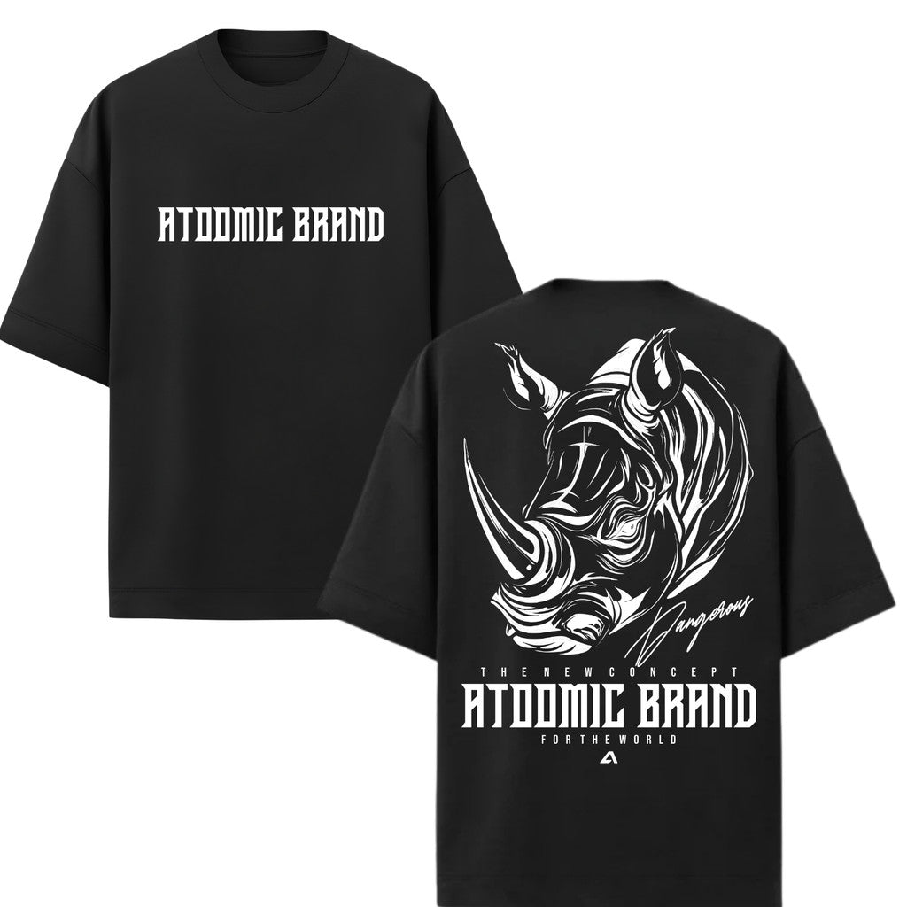 Camiseta Oversized Premium 20.1 Rinoceronte Camisa Unissex