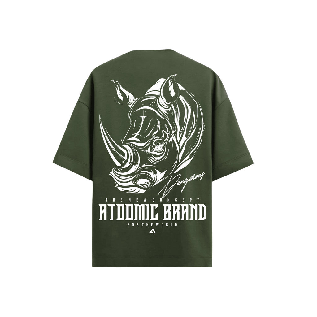 Camiseta Oversized Premium 20.1 Rinoceronte Camisa Unissex