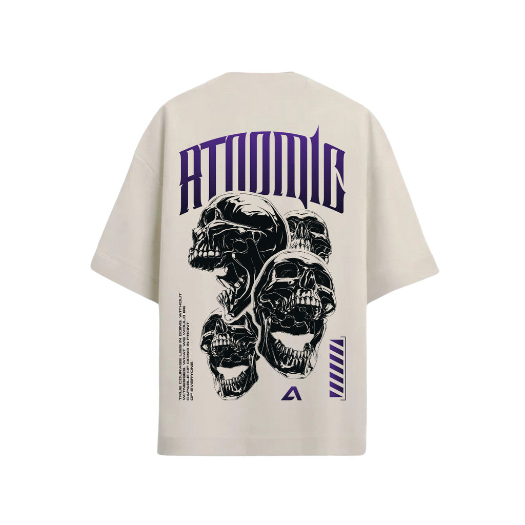 Camiseta Oversized Premium 20.1 Skull Streetwear Camisa Unissex