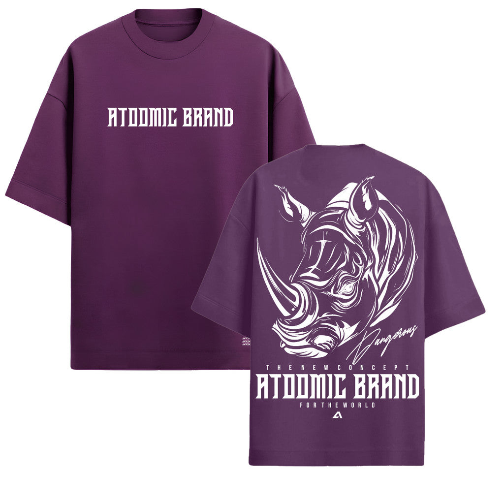 Camiseta Oversized Premium 20.1 Rinoceronte Camisa Unissex