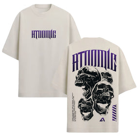 Camiseta Oversized Premium 20.1 Skull Streetwear Camisa Unissex