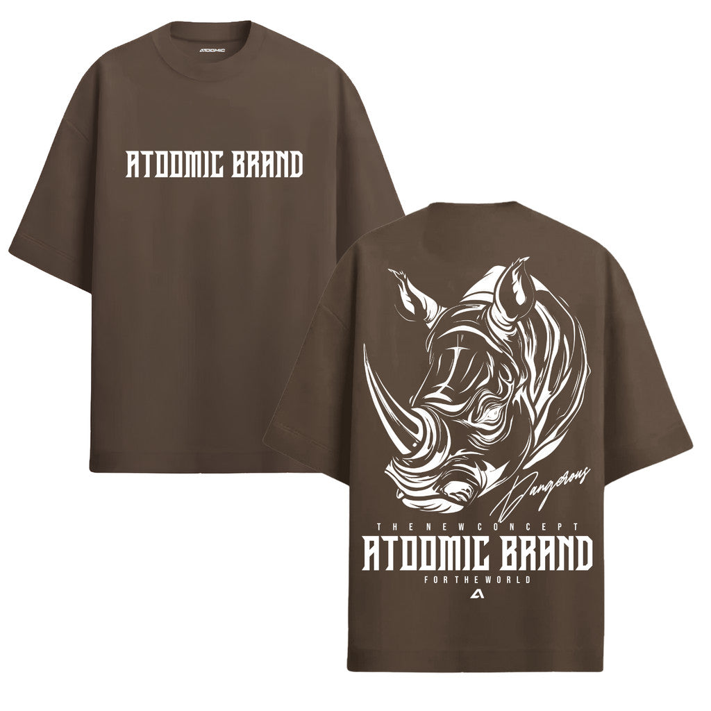 Camiseta Oversized Premium 20.1 Rinoceronte Camisa Unissex