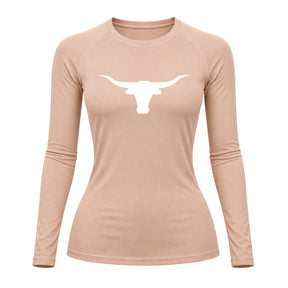 Camiseta Compressão Uv Manga Longa Estampa Da Roça Marca Do Touro Alpha