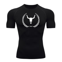 Camiseta Compressão Uv Manga Curta Estampa Da Roça Victory Crest Rash Guard