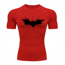 Camiseta Compressão Proteção Uv 50+ Manga Curta Batman Shadow Break Academia Rash Guard