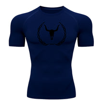 Camiseta Compressão Uv Manga Curta Estampa Da Roça Victory Crest Rash Guard