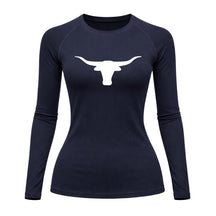 Camiseta Compressão Uv Manga Longa Estampa Da Roça Marca Do Touro Alpha