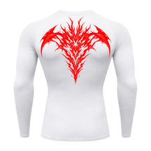 Camiseta Compressão Uv 50+ Manga Longa Cyber Tribal Atoomic Dark Vortex Sigil Rash Guard