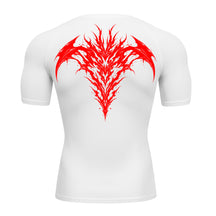 Camiseta Compressão Uv 50+ Manga Curta Cyber Tribal Atoomic Dark Vortex Sigil Rash Guard