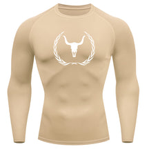 Camiseta Compressão Uv Manga Longa Estampa Da Roça Victory Crest Rash Guard