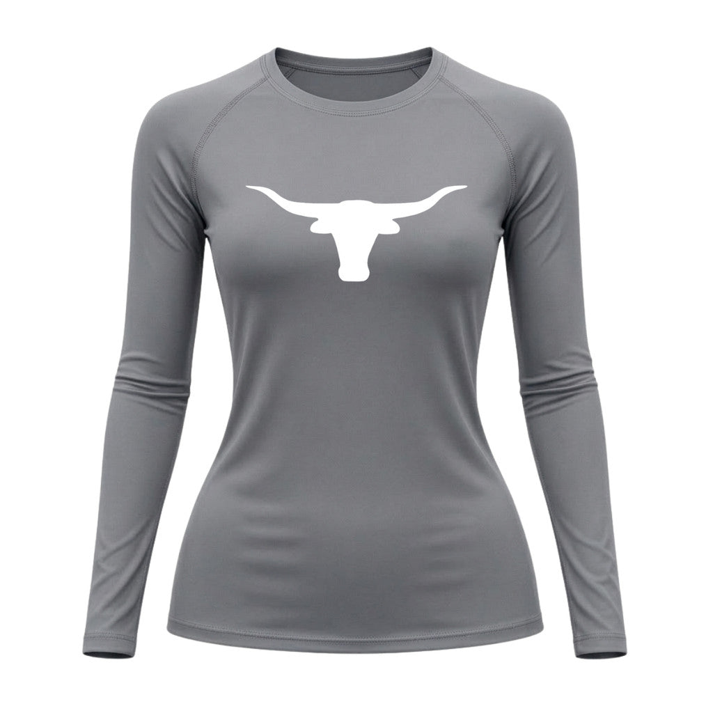 Camiseta Compressão Uv Manga Longa Estampa Da Roça Marca Do Touro Alpha