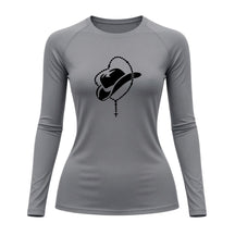 Camiseta Compressão Uv Manga Longa Estampa Da Roça Cowboy Sagrado