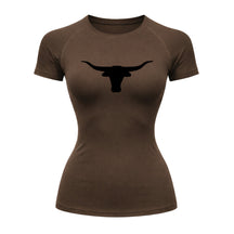Camiseta Compressão Uv Manga Curta Estampa Da Roça Marca Do Touro Alpha