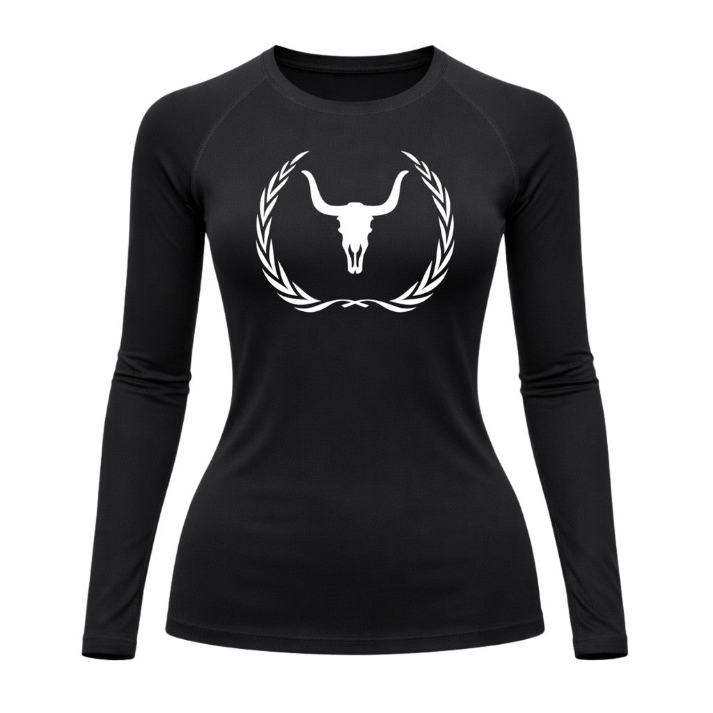 Camiseta Compressão Uv Manga Longa Estampa Da Roça Victory Crest