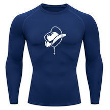 Camiseta Compressão Uv Manga Longa Estampa Da Roça Cowboy Sagrado Rash Guard