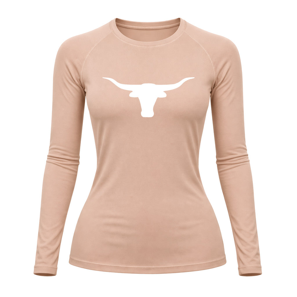 Camiseta Compressão Uv Manga Longa Estampa Da Roça Marca Do Touro Alpha