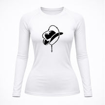 Camiseta Compressão Uv Manga Longa Estampa Da Roça Cowboy Sagrado