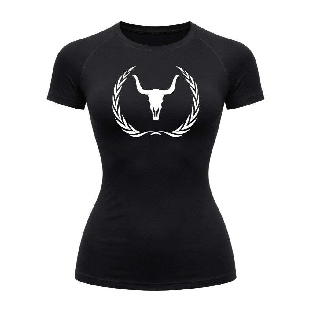 Camiseta Compressão Uv Manga Curta Estampa Da Roça Victory Crest