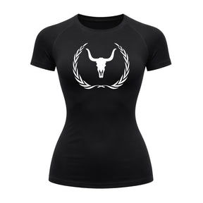 Camiseta Compressão Uv Manga Curta Estampa Da Roça Victory Crest