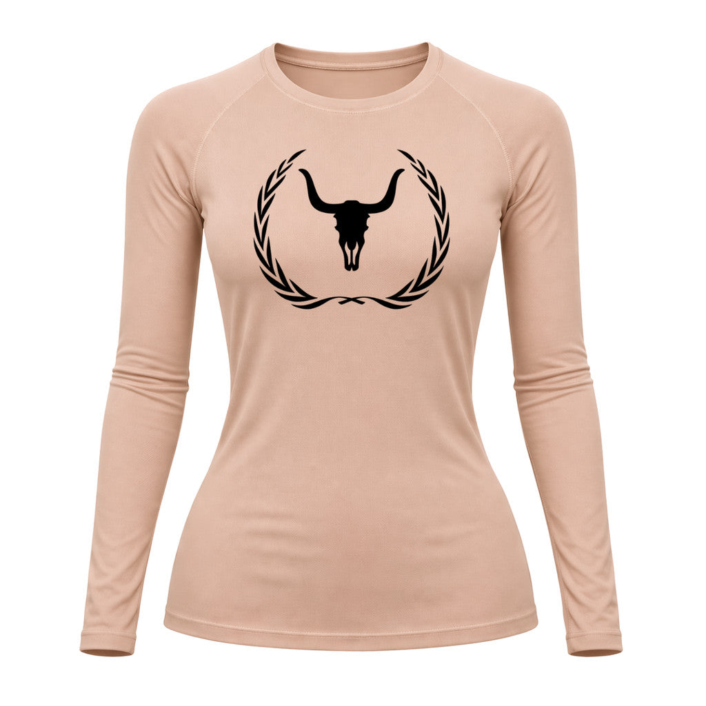 Camiseta Compressão Uv Manga Longa Estampa Da Roça Victory Crest