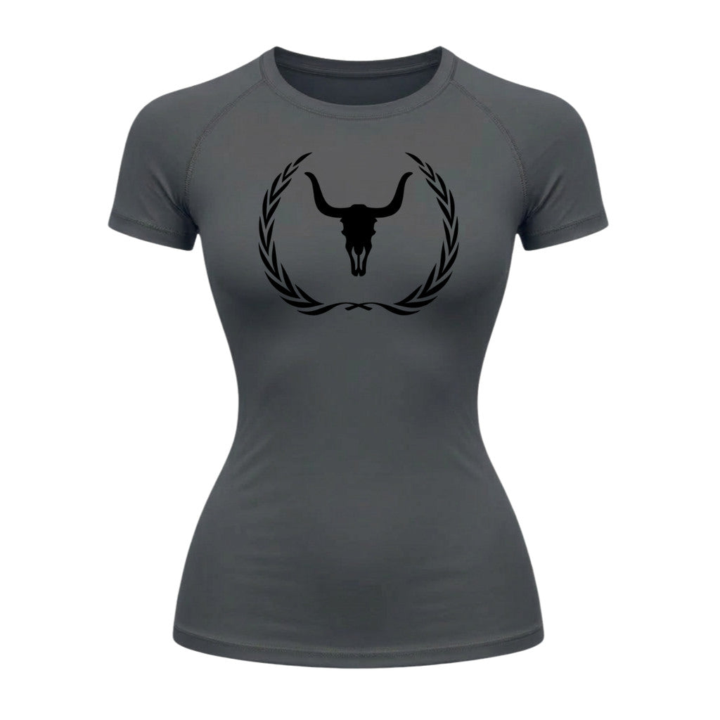 Camiseta Compressão Uv Manga Curta Estampa Da Roça Victory Crest
