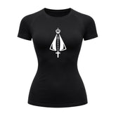 Camiseta Compressão Uv Manga Curta Estampa Da Roça Proteção Da Nossa Senhora