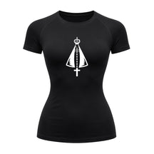Camiseta Compressão Uv Manga Curta Estampa Da Roça Proteção Da Nossa Senhora