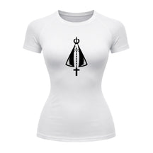 Camiseta Compressão Uv Manga Curta Estampa Da Roça Proteção Da Nossa Senhora