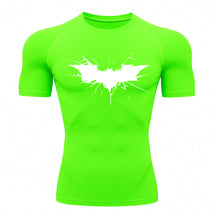 Camiseta Compressão Proteção Uv 50+ Manga Curta Batman Shadow Break Academia Rash Guard
