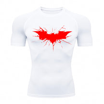 Camiseta Compressão Proteção Uv 50+ Manga Curta Batman Shadow Break Academia Rash Guard